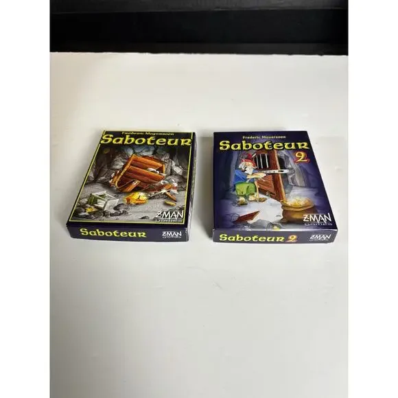 Lot Of Two Games - Saboteur And Saboteur 2 Complete Card Game Sets VG Condition - Picture 4 of 16